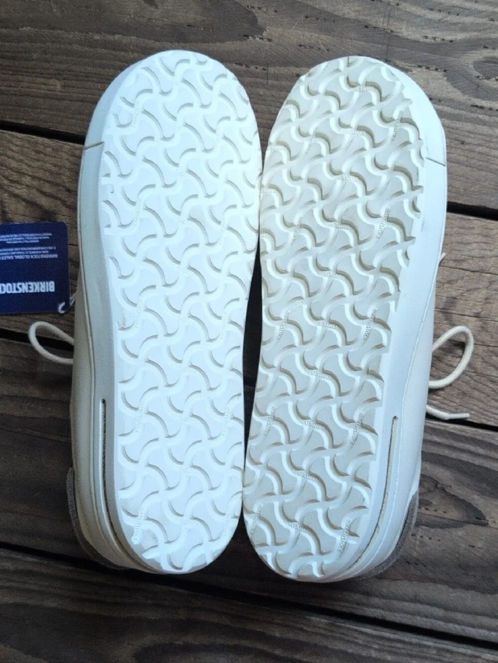 Birkenstock Bend Low Men’s Cream & Taupe Lace-Up Sneakers EU 45/US 12